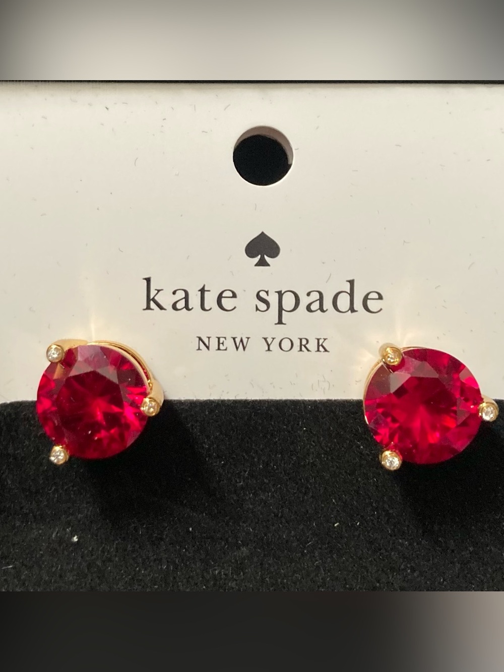 kate spade New York tex CZ  Stud Earrings NWt